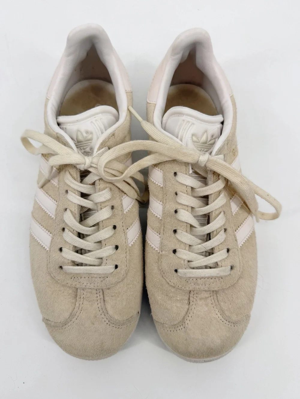 Adidas Gazelle Cream Suede Sneakers Size 5.5
